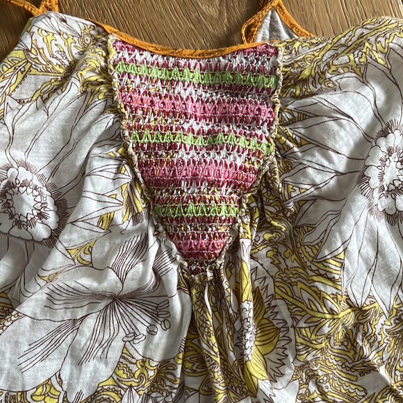 Free People spaghetti strap floral tank - Picture 2 of 3